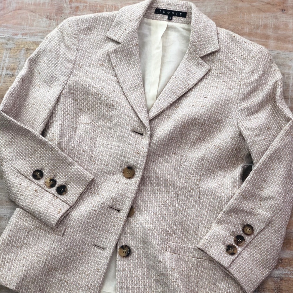 Theory Darling Pansy Combo Jacket